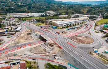 Se estima que por el intercambio vial se movilicen hasta 6.500 vehículos por hora. FOTO: CORTESÍA