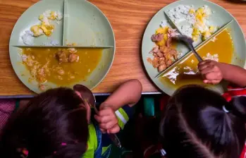El Programa de Alimentación Escolar (PAE) brinda un complemento alimentario a niños, niñas y adolescentes en colegios del país. FOTO JULIO CÉSAR HERRERA