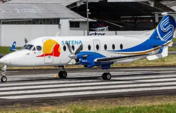 La aeronave se devolvió al aeropuerto Camilo Daza en Cúcuta. FOTO: LUIS MIGUEL MOLINA
