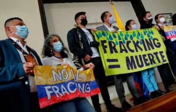 En el legislativo cursa una nueva iniciativa para prohibir el fracking en Colombia. FOTO COLPRENSA 