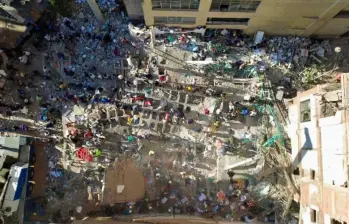 Colombia sufrió ayer uno de sus peores terremotos en la historia. FOTO: COLPRENSA.