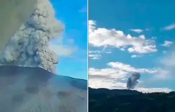 La actividad sísmica y las emisiones recientes mantienen al Volcán Puracé en estado de alerta naranja. FOTOS cortesía SGC