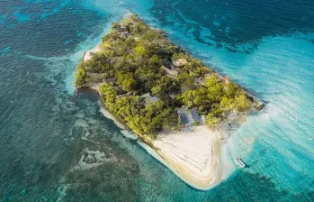 Esta isla se encuentra a 45 minutos de Cartagena. Foto: Instagram @corona.island_