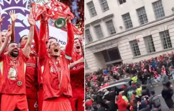 Así fue el atropellamiento masivo en las calles de Liverpool, Reino Unido, tras la victoria de Liverpool FC. FOTOS: Cortesía 
