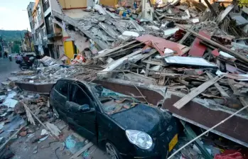 El terremoto del pasado 10 de agosto en Colombia dejó más de 300 muertos en diferentes regiones. FOTO GETTY