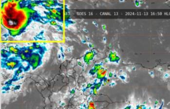 El Ideam advirtió que el potencial ciclón tropical 19 tiene probabilidad de llegar a ser una tormenta tropical. FOTO: IDEAM