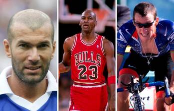 Zinedine Zidane, Michael Jordan y Lance Armstrong protagonizaron momentos cruciales del deporte. De diferentes maneras son leyendas vidas de las competencias deportivas. FOTOS: GETTY