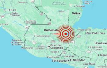 Desde el pasado 8 de julio, el suelo guatemalteco ha registrado más de mil sismos, algunos de hasta 5,7 grados. FOTO: GOOGLE MAPS