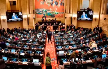 Este 20 de julio se instala el último periodo legislativo del actual Congreso de la República. FOTO COLPRENSA