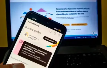 Bancolombia retomó el control de su operación tras las fallas de los últimos días. FOTO EL COLOMBIANO