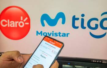 Claro, Movistar y Tigo lideran el mercado móvil en Colombia. FOTO CARLOS VELÁSQUEZ 