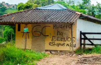 En las últimas semanas se ha presentado una escalada violenta en el Nordeste antioqueño. FOTO CAMILO SUÁREZ
