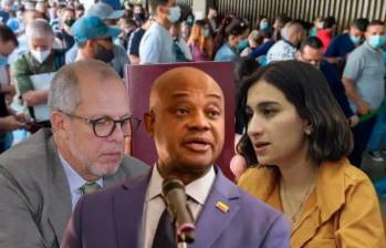 Por estos hechos, la Procuraduría anunció una investigación contra Sarabia, Murillo y Saade. Fotos: Colprensa, Cancillería y Presidencia