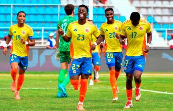 El delantero nariñense Neyser Villarreal fue el goleador del Sudamericano sub-20 que se disputó en Venezuela este año. Es el segundo criollo que lo consigue. El anterior fue Hugo Rodallega. FOTO: Cortesía FCF