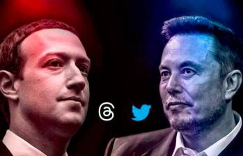 A la izquierda Mark Zuckerberg y a la Elon Musk. Foto: Getty y AFP. 