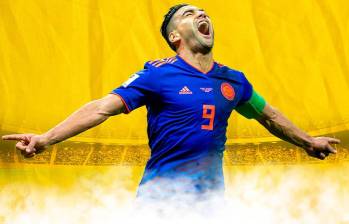 Falcao suma 36 goles con la Selección Colombia, lo que lo convierte en el máximo goleador en la historia de la Tricolor. FOTO JUAN ANTONIO SÁNCHEZ