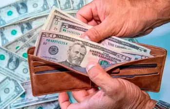 Dólar abre al alza este miércoles. FOTO: EL COLOMBIANO 