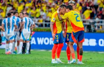 Colombia derrotó a Argentina por 2-1 el pasado 10 de septiembre. FOTO: Juan Antonio Sánchez