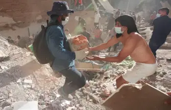 Hay nueva cifra de muertos por el terremoto en Colombia de magnitud 7,4. FOTO: MANUEL SALDARRIAGA