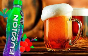 Fusion, bebida energizante de Bavaria, se venderá primero en Medellín. FOTO: El Colombiano 
