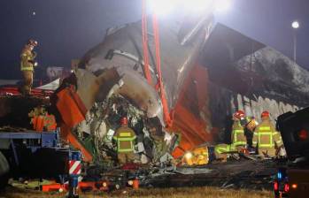 El accidente aéreo ocurrido en Corea del Sur el domingo 29 de diciembre de 2024 se ha considerado el más mortífero en suelo surcoreano, con 179 víctimas mortales. FOTO afp