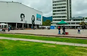Participantes de la Mesa Constituyente Universitaria durante su instalación en el auditorio León de Greiff, en medio de la controversia por el rumbo institucional de la Universidad Nacional. FOTO: CORTESÍA