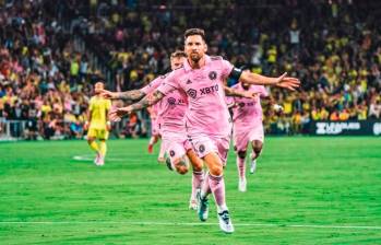 Lionel Messi ha marcado ocho goles con el cuadro de Miami. Su primer partido en el fútbol norteamericano fue el pasad 21 de julio. FOTO: TOMADA DEL TWITTER DE @InterMiamiCF