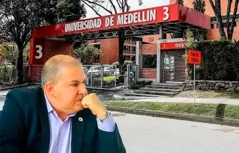 El abogado Néstor Raúl Posada Arboleda es rector de la Universidad de Medellín desde marzo de 2024. FOTO: EL COLOMBIANO