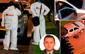 El coronel Ósca Dávila accionó un arma de fuego justo cuando su escolta bajó del vehículo para comprar una soda. FOTOS COLPRENSA
