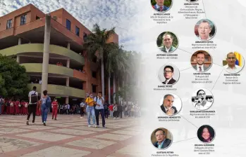 El protagonista que no se conocía hasta ahora es Alfredo Saade, el polémico jefe de despacho presidencial que pide públicamente la reelección de Petro, cerrar el Congreso y medios de comunicación. Foto: cortesía y EL COLOMBIANO