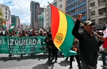 Bolivia, además, atraviesa por una crisis económica con una inflación interanual del 18,46 %. FOTO AFP