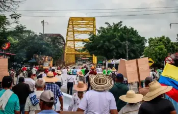 Paro arrocero sigue sin solución. Continuarán los bloqueos. FOTO CORTESÍA. 