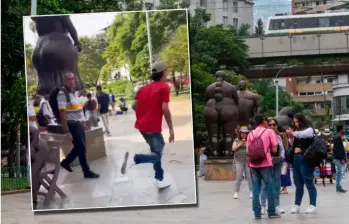 El concejal de Medellín Alejandro Arias García fue víctima de robo en la Plaza Botero de Medellín. FOTO: Cortesía y Archivo