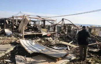Ruinas de la guerra en Irán. Foto: AFP