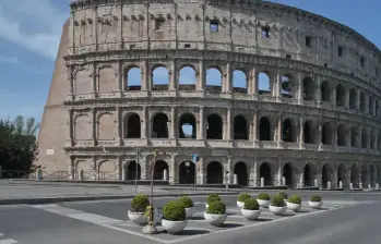 Trabajador muere tras caer de 10 metros en el Coliseo de Roma. Foto: Getty