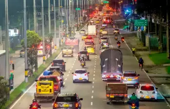 Por este tramo pasan 200.000 vehículos al día por lo que tiene alta incidencia en la movilidad de todo el área metropolitana y demás municipios aledaños. FOTO: EL COLOMBIANO