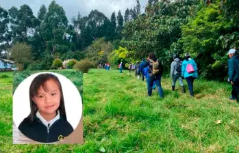 Valeria Afanador es buscada por un grupo de 200 rescatistas. FOTO: Cortesía