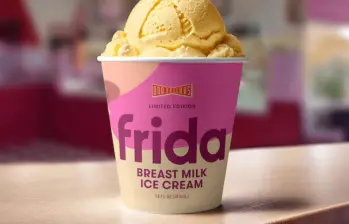 El nuevo sabor de helado de leche materna, lanzado en Estados Unidos, se agotó a pocos días de salir a la venta en Nueva York. FOTO: FRIDA