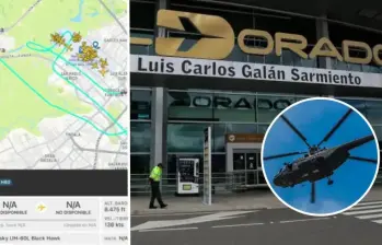 La Aeronáutica Civil publicó un informe sobre el incidente entre un helicóptero del Ejército y una controladora aérea en el Aeropuerto Internacional El Dorado. FOTO: Captura de pantalla.