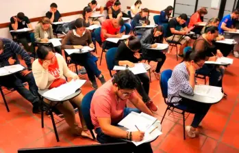 Presentar la prueba Saber Pro es un requisito obligatorio para graduarse de una carrera profesional universitaria. FOTO ARCHIVO EL COLOMBIANO