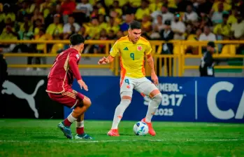 El futbolista antioqueño Santiago Londoño fue el goleador de la Selección Colombia en el Sudamericano de la categoría que se jugó a inicios de año en nuestro país. Foto: Cortesía FCF 