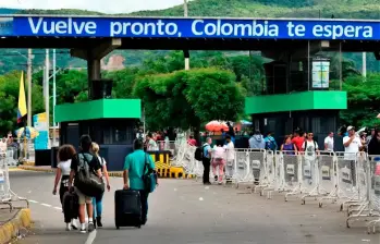 El Ministerio del Interior anticipa que la situación en Venezuela requeriría la instalación de logística humanitaria a lo largo de la frontera venezolana. FOTO: EL COLOMBIANO