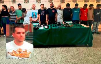 Uno de los golpes más grandes propinado por la Policía Metropolitana en el 2024 fue el de alias Keyler (detalle), junto con otros 17 integrantes del grupo delincuencial La Terraza. FOTO: Cortesía