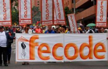 Fecode rechaza la ley estatutaria de educación y por eso convocaron a marchas. Foto: COLPRENSA 