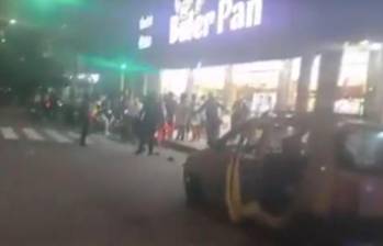 El atentado ocurrió este 26 de diciembre en el oriente de Cali. FOTO: CAPTURA DE VIDEO