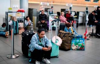 Vuelos cancelados en El Dorado. FOTO: Colprensa.