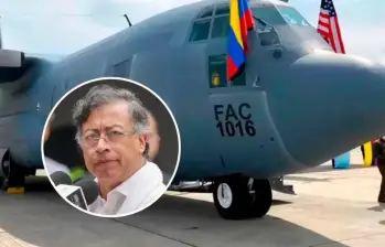 Petro agradeció en 2022 a Gobierno gringo por donación de aviones que hoy llama “chatarra” tras accidente en Putumayo. FOTOS: AFP y Colprensa