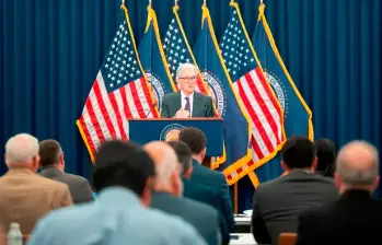 Jerome Powell, líder de la Fed. FOTO TOMADA DE X. 