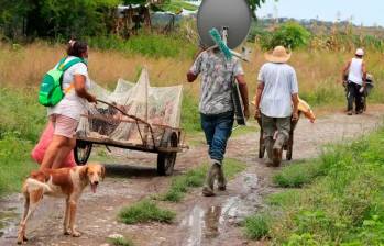 Según la Defensoría, más de 101.000 personas fueron desplazadas de manera forzada en Colombia entre el 1 de enero y el 30 de noviembre de 2025. Imagen de referencia. FOTO: Archivo EL COLOMBIANO, Jaime Pérez