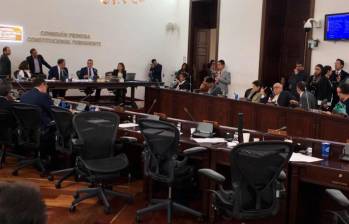La Comisión Primera del Senado estudia la reforma a la salud en su tercero de ocho debates. FOTO COLPRENSA